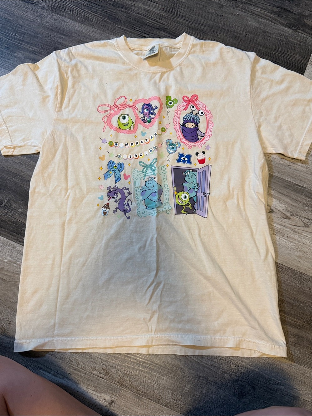 Monsters University Cream Graphic Tee